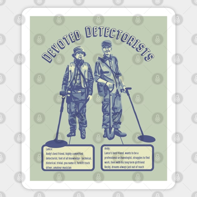 Devout Detectorists Sticker by Slightly Unhinged